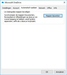 mappen synchroniseren