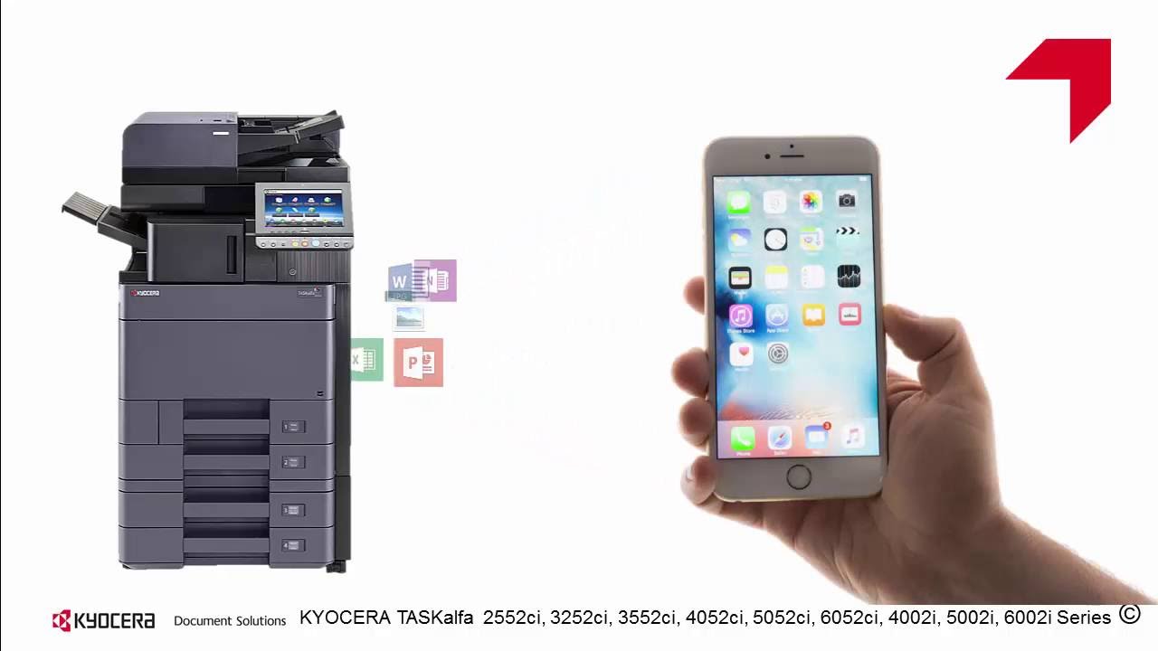 Как включить airprint на принтере kyocera